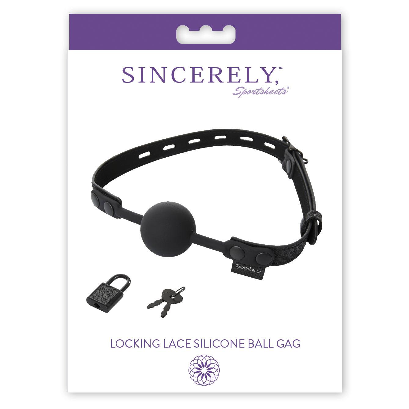Sincerely Lace Locking Ball gag